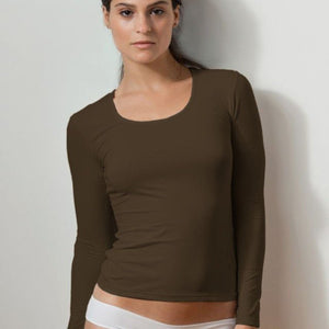 Plus Size Long Sleeve Scoop Neck (Discontinued sizes) - FINAL SALE - Adea - Everyday Luxury