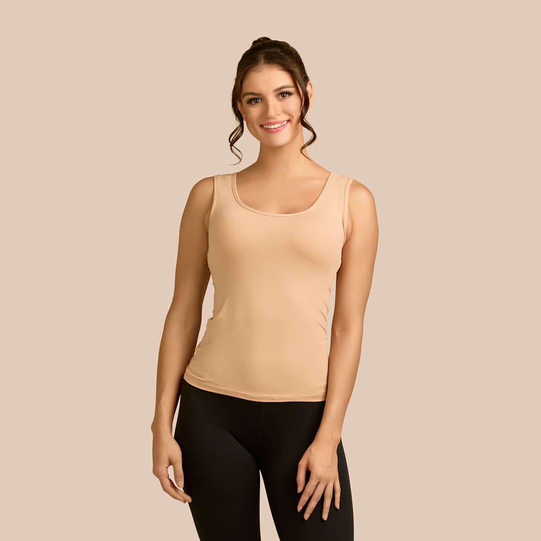 Bra-Friendly Luxury Tank Top Timeless Style Adea Everyday Luxury