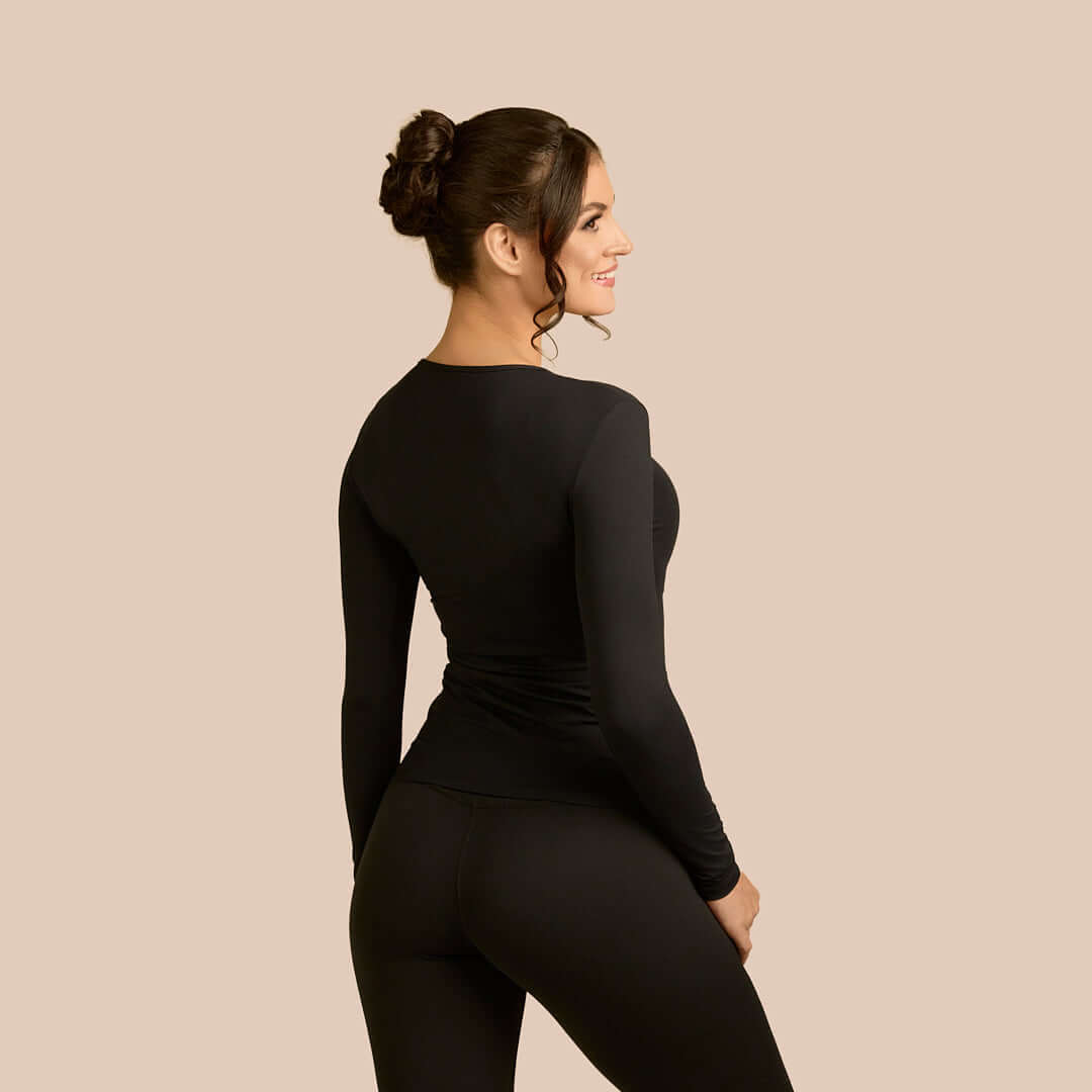 Long Sleeve Crew Neck Layering Top - Adea - Everyday Luxury