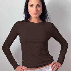 Plus Size Long Sleeve Crew Neck (Discontinued sizes))-FINAL SALE - Adea - Everyday Luxury