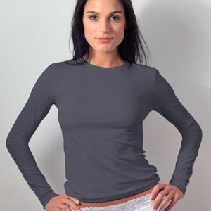 Plus Size Long Sleeve Crew Neck (Discontinued sizes))-FINAL SALE - Adea - Everyday Luxury